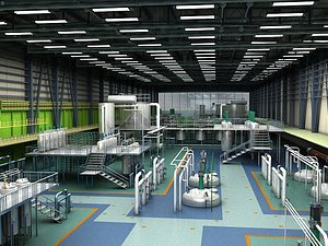 Factory Interior and Equipment
