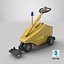 Airport Trolley Powered Tug Handle-iT 3D model