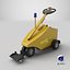 Airport Trolley Powered Tug Handle-iT 3D model
