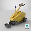 Airport Trolley Powered Tug Handle-iT 3D model