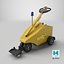 Airport Trolley Powered Tug Handle-iT 3D model