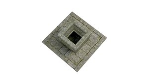 3D Traditional Chinese ancient well