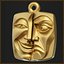 Tragedy Mask Pendant
