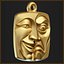 Tragedy Mask Pendant