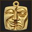 Tragedy Mask Pendant