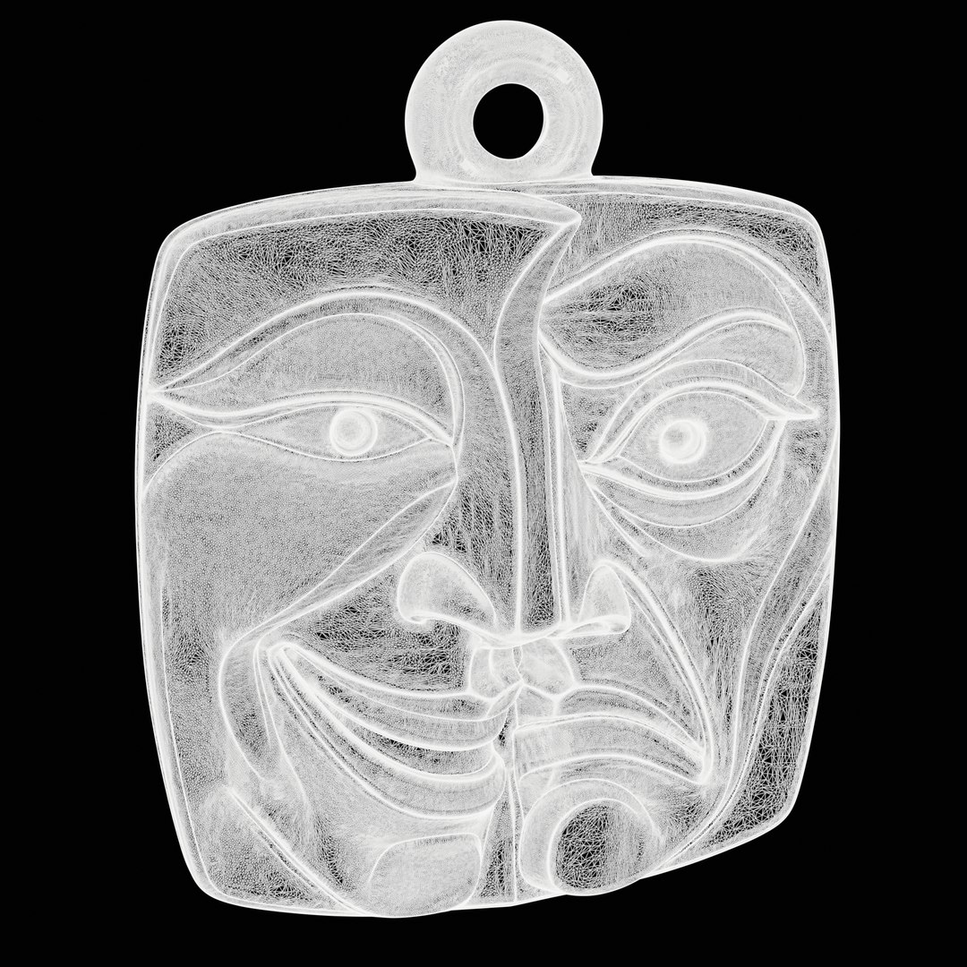 Tragedy Mask Pendant 3D model https://p.turbosquid.com/ts-thumb/DI/QgceAs/YB/untitled_wireframe/png/1752079409/1920x1080/fit_q87/f1e29034698780f2bf68a4b21b72534d062a75ba/untitled_wireframe.jpg
