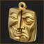 Tragedy Mask Pendant
