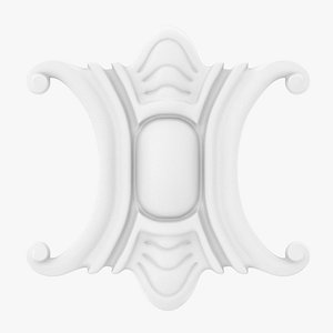 3D model Cartouche Ornament 022
