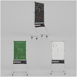 Compact Double-Sided Tall Trio - Customizable Writing Board Set