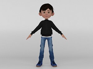 3D Toon Guy model