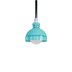 Low poly lamp 3D model