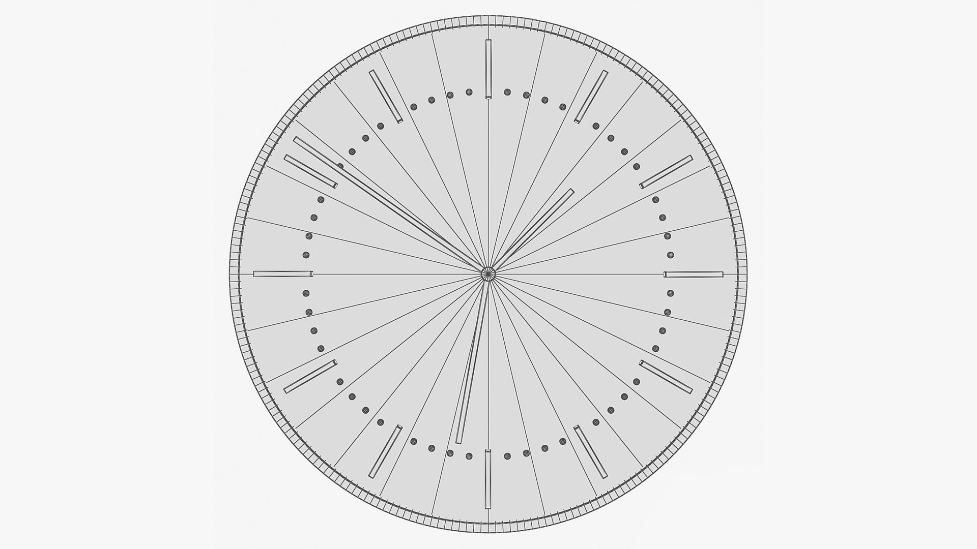 Wall Clock GZ-C1008 3D Model - TurboSquid 2211683