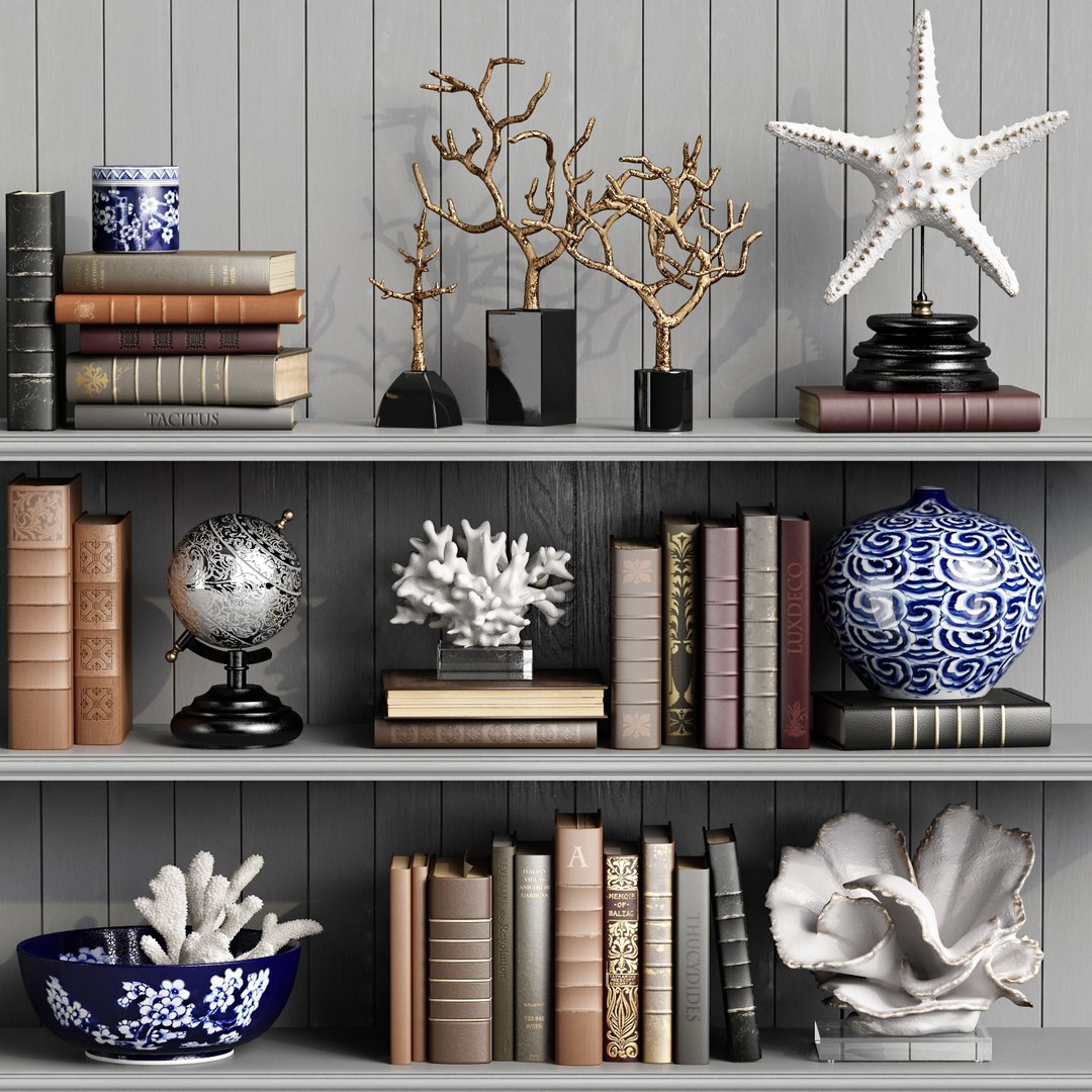 Decor Set 5 3D Model - TurboSquid 1157604