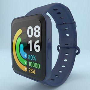 3D POCO Smart Watch Blue
