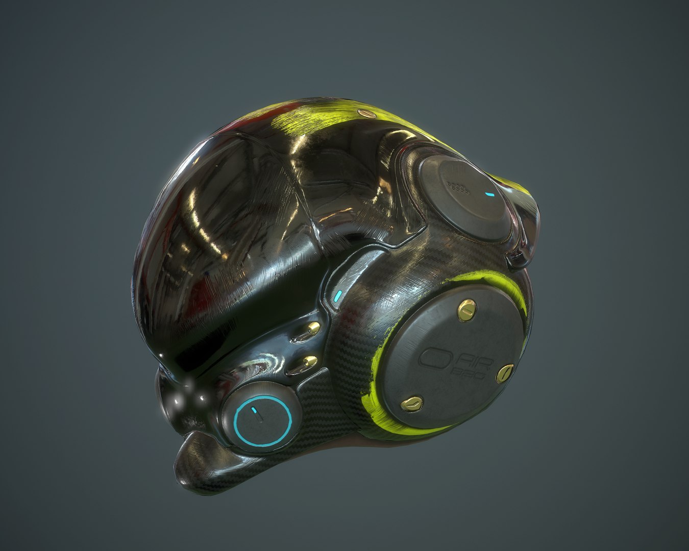 3D Model Helmet Scifi - TurboSquid 1323079