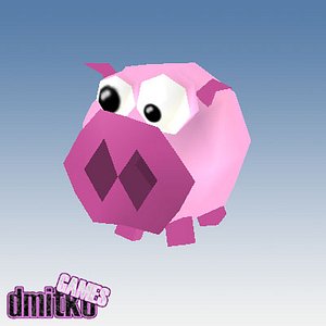 grotesque pig 3d 3ds