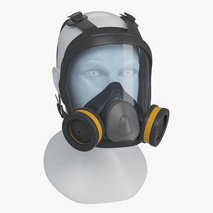 Full Face Reusable Double Filters Respirator V2