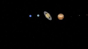 solar polygons planets 3d model