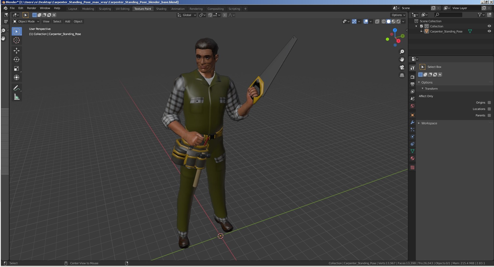 carpenter standing pose 3D https://p.turbosquid.com/ts-thumb/DI/muCzdk/AQJKbID9/carpenterstandingposec4dmodel023/jpg/1597436181/1920x1080/fit_q87/2dbb948322bb76345f713b1fbb32e21fc77bacc6/carpenterstandingposec4dmodel023.jpg