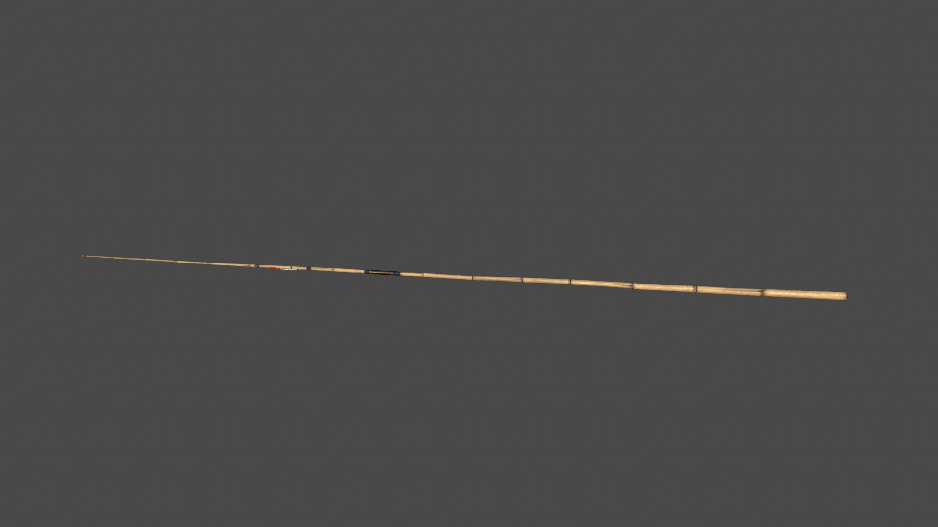 Bamboo Fishing Rod 3D model https://p.turbosquid.com/ts-thumb/DI/wTg6rt/Ii/screenshot000/png/1707044767/1920x1080/fit_q87/a813e0ea7decb7eb0aecaf20703948ad7409a1d3/screenshot000.jpg