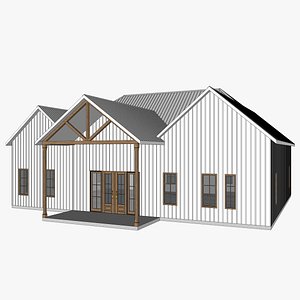 3D Barndominium-046 model