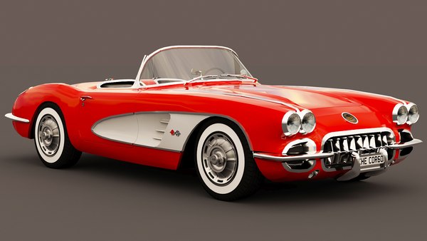 高評価なギフト corvette chevrolet 19603Dモデル 1976116 TurboSquid - その他