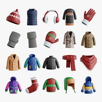 Winter Outwear 3D Collection