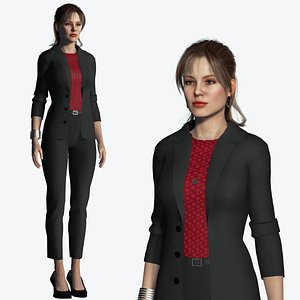 Business Woman in Suit Female