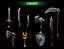 3D fantasy weapons