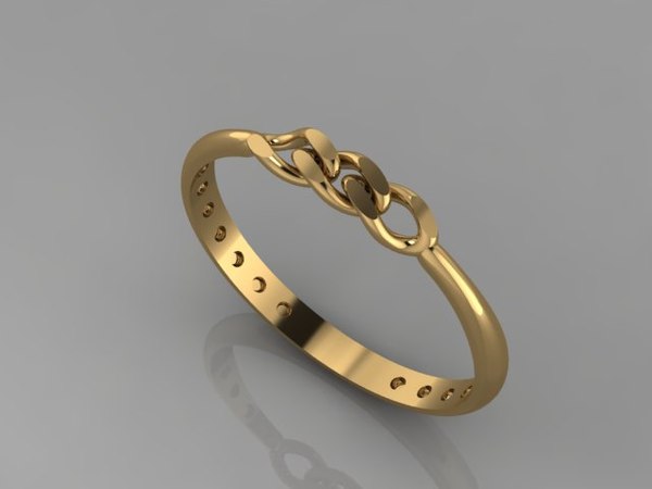 Gold ring model - TurboSquid 1653221