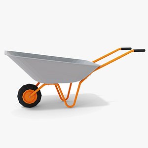 Cartoon wheelbarrow  garden