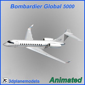bombardier global 5000 3ds