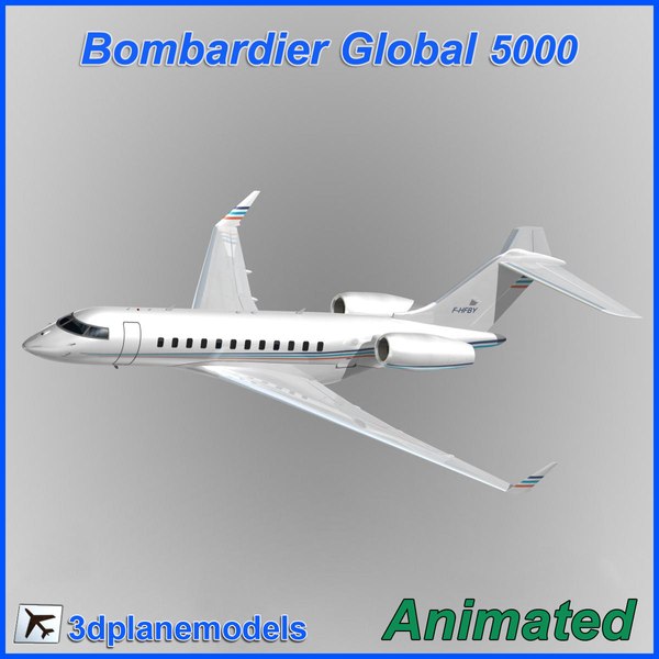 bombardier global 5000 3ds