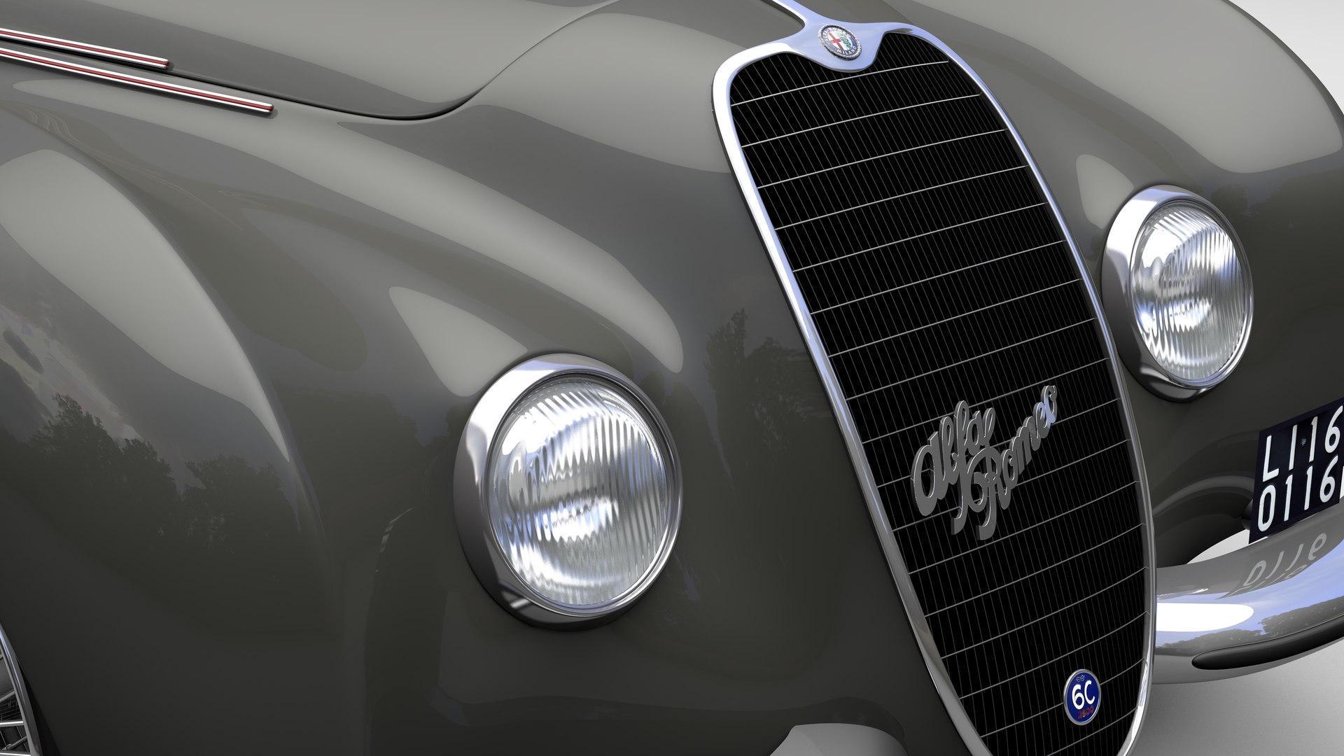 ALFA ROMEO 6C CASTAGNA 2500S BERLINETTA 1939 3D Model - TurboSquid 2116892