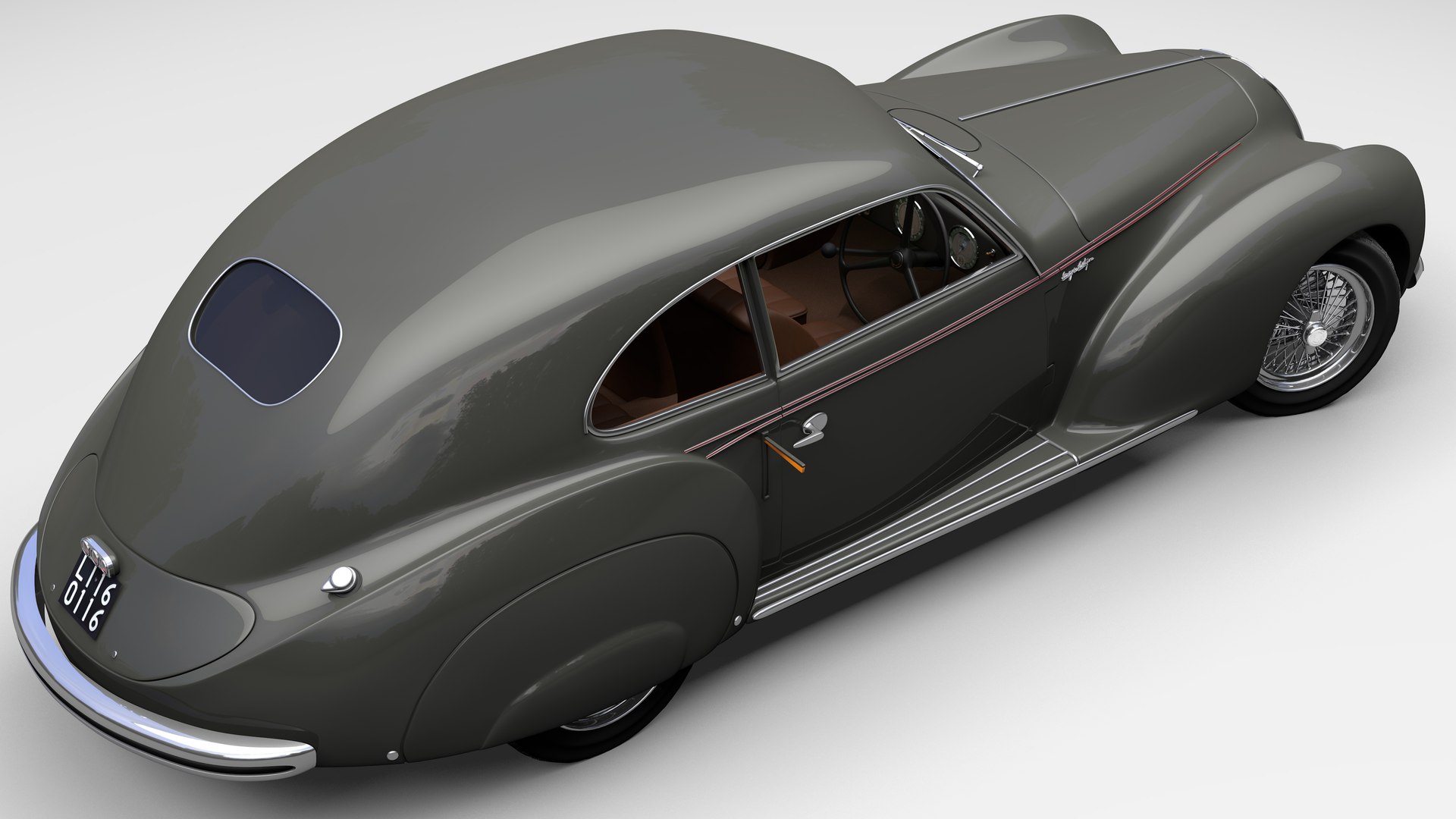 ALFA ROMEO 6C CASTAGNA 2500S BERLINETTA 1939 3D Model - TurboSquid 2116892