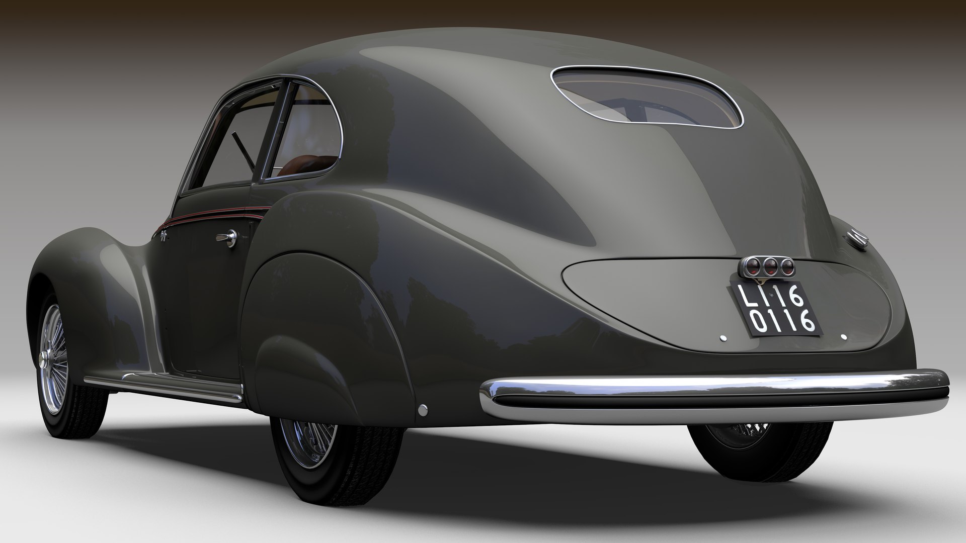 ALFA ROMEO 6C CASTAGNA 2500S BERLINETTA 1939 3D Model - TurboSquid 2116892