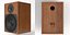 Audio speakers in a wooden case 3D