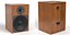 Audio speakers in a wooden case 3D