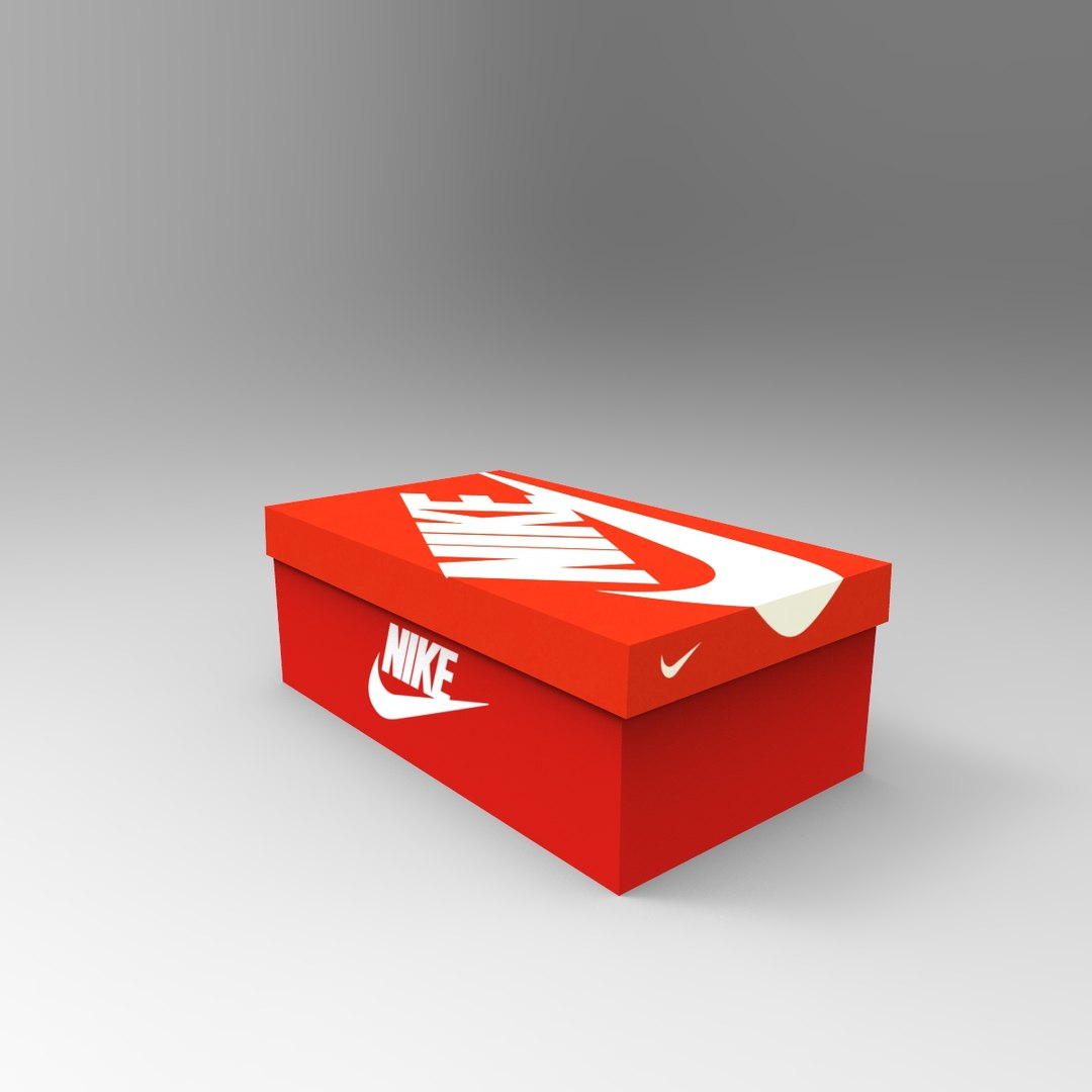 3d Box Shoes Sport Model