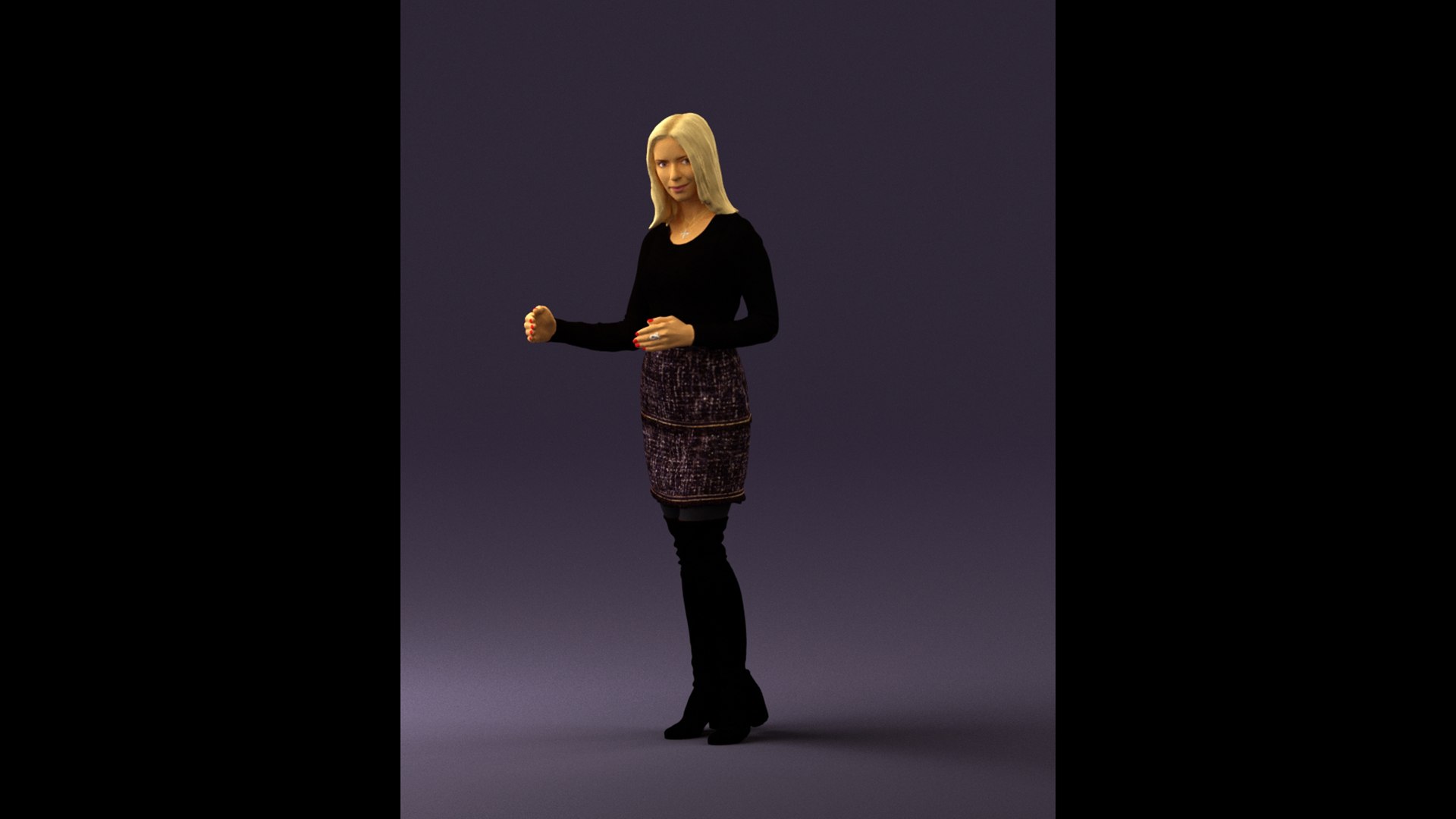 Scanned Realistic Human 3D Model - TurboSquid 1648270