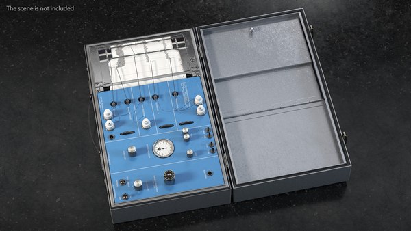 modelo 3d Máquina de polígrafo vintage - TurboSquid 1874690