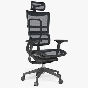 Office Chair 09 Dark - 8K PBR Textures