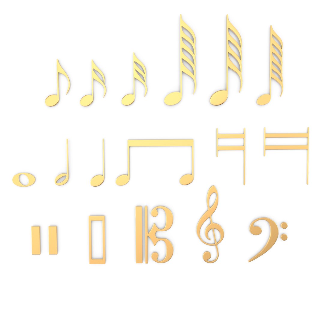Musical notes gold model https://p.turbosquid.com/ts-thumb/DJ/YRxoUg/Ie/z02/jpg/1697760383/1920x1080/fit_q87/dda234e51522e85cbeb499103e2546e37330e9c9/z02.jpg