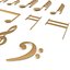 Musical Notes Gold