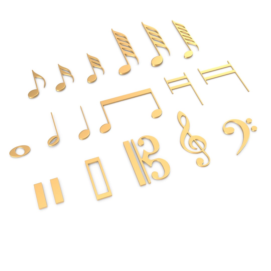 Musical notes gold model https://p.turbosquid.com/ts-thumb/DJ/YRxoUg/yM/z01/jpg/1697760382/1920x1080/fit_q87/b23cca8fbd1fc4d211d4cae83bd845216bad2a24/z01.jpg