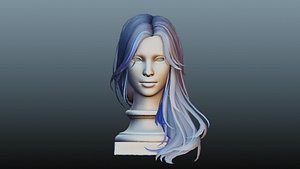 3D Female hair