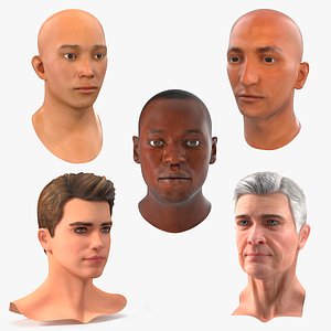 Male Heads Collection 2