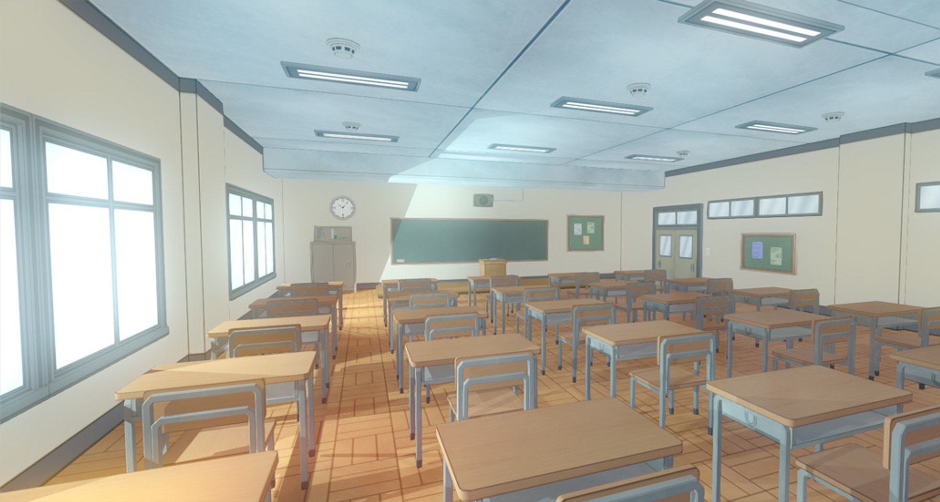 Anime Classroom, Blender only