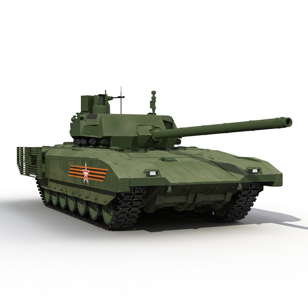 3d russian main battle tank model