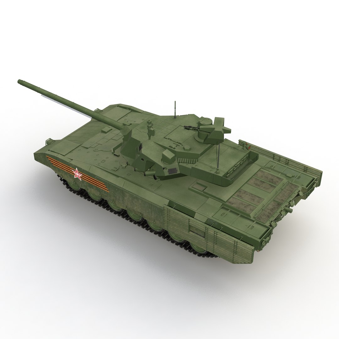 3d Russian Main Battle Tank Model